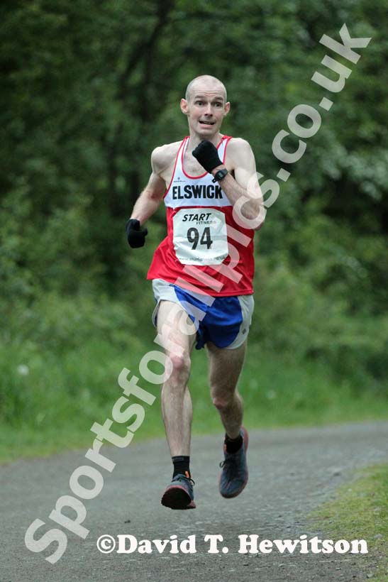 Philip Sanderson (Elswick) 2nd in the George Ogle Memorial Race, Rowlands Gill.